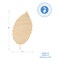 Leaf Wood Cutout, Multiple Sizes Available, Unfinished for Autumn Decor and DIY Crafts | Woodpeckers